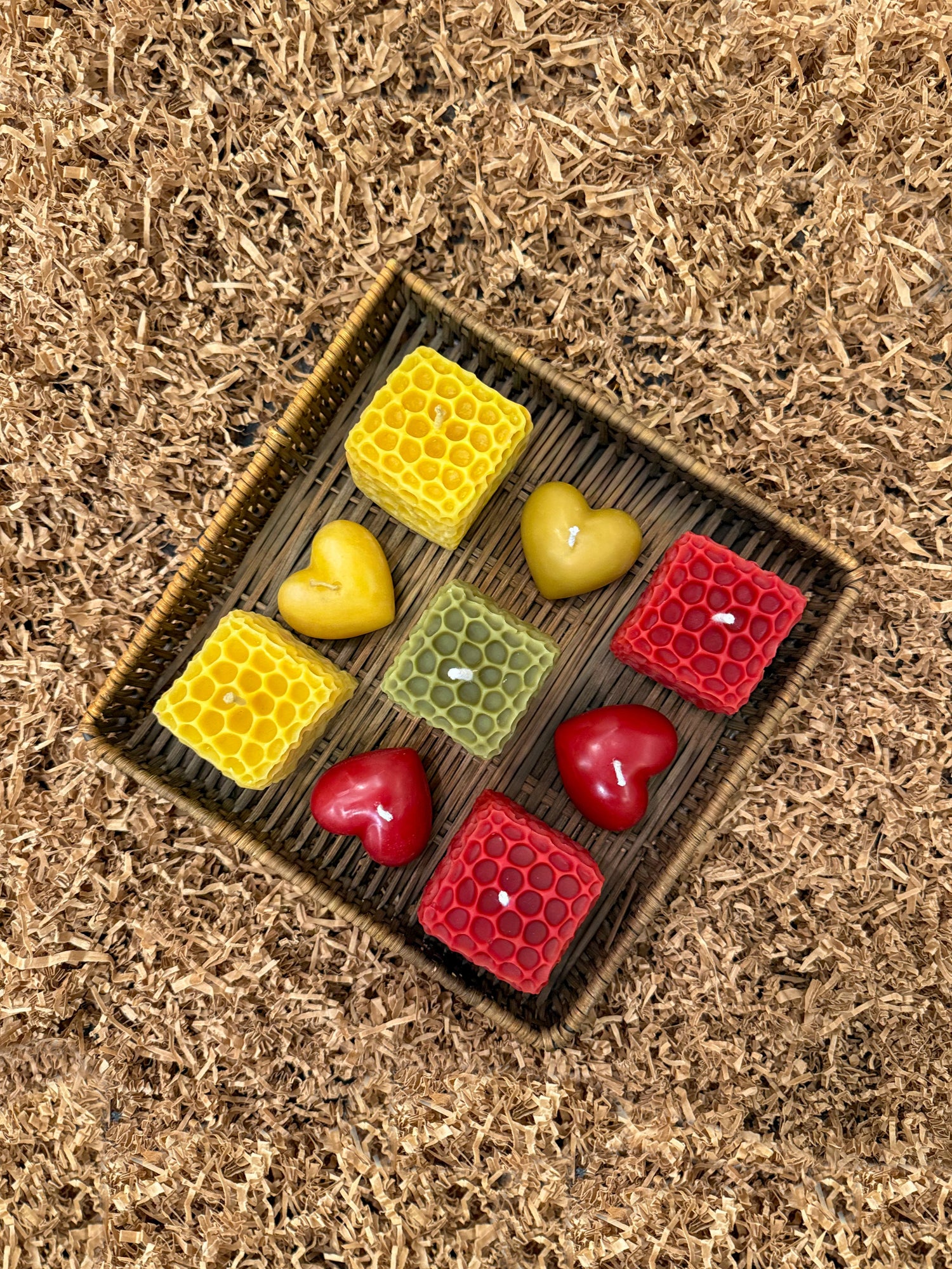 Individualios bičių vaško žvakės