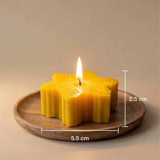 Žvakės-snaigės skersmuo ir aukštis