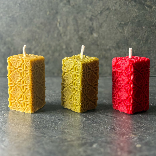 Ornamento žvakių rinkinys „Lietuvos trispalvė“