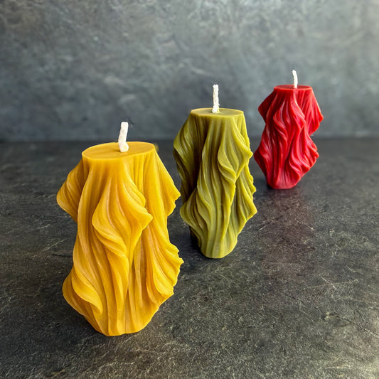 Didelės liepsnos žvakių rinkinys „Lietuvos trispalvė“