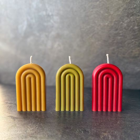 Vaivorykštės žvakių rinkinys „Lietuvos trispalvė“