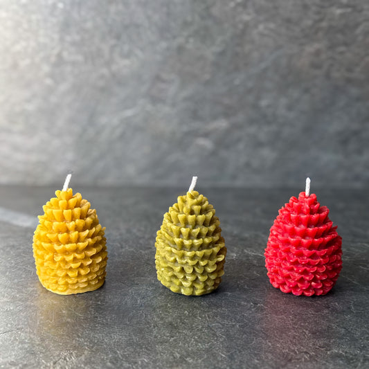 Kankorėžių žvakių rinkinys „Lietuvos trispalvė“