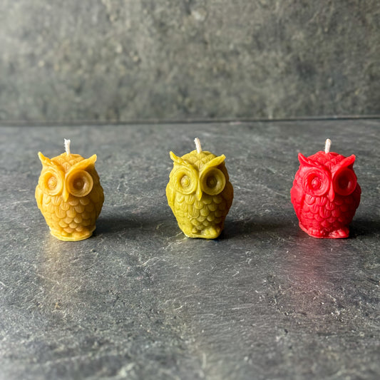 Pelėdos žvakių rinkinys „Lietuvos trispalvė“